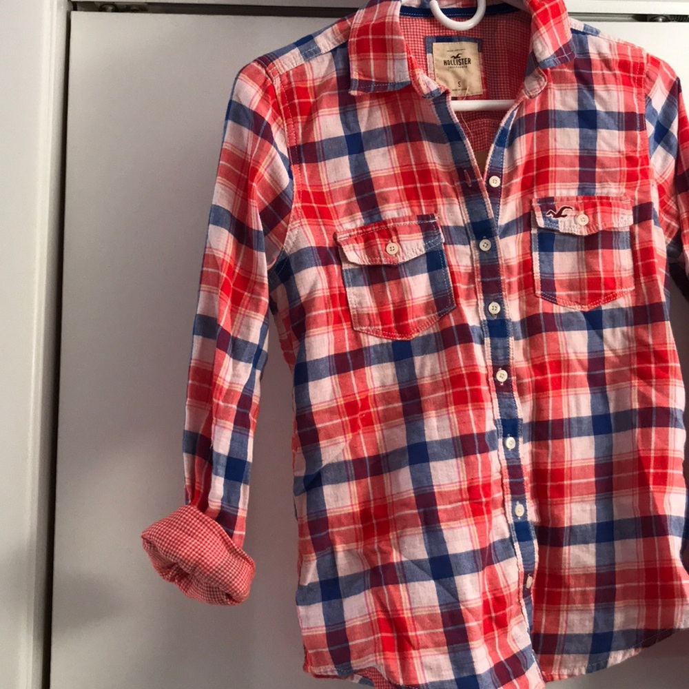 Hollister plaid Button Down shirt